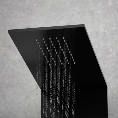 Душевая кабина Black&White Galaxy G8702 90x90 см с гидромассажем, угловые, с гидромассажем, c тропическим душем, без крыши - фото 5