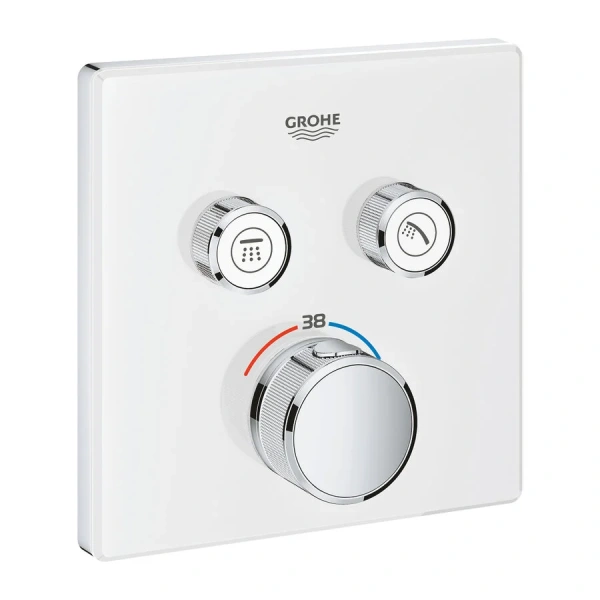 Смеситель для душа Grohe Grohtherm SmartControl термостатический белый - фото 1