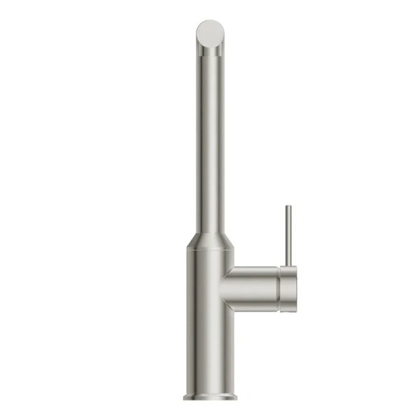 Смеситель для кухни Cersanit Flavis сатин, высокие, из латуни, округлая форма - фото 5