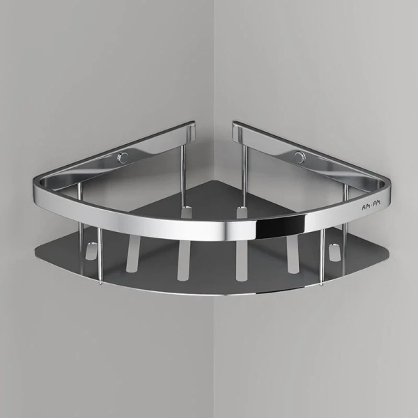 Полочка для ванной AM.PM Sense L угловая, хром - фото 3