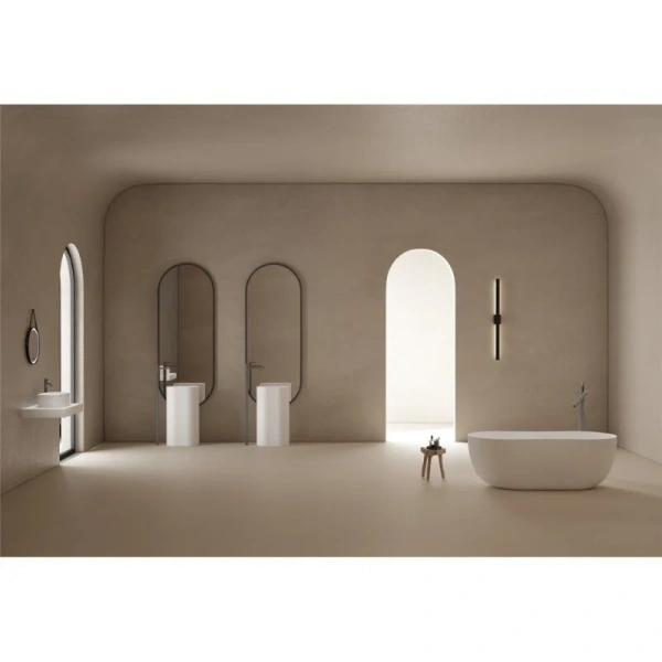 Ванна из искусственного камня Abber Stein 170x80 см отдельностоящая, современныe, hi-tech - фото 3