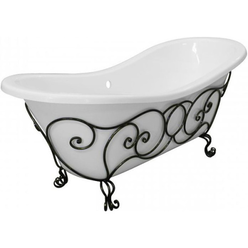 Кованая подставка для ванны Эстет Бостон патина - фото 2