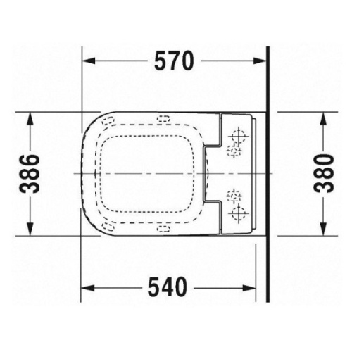 Унитаз подвесной Duravit Rimless P3 Comforts SensoWash 256159 - фото 3