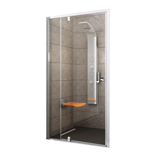 Душевая дверь в нишу Ravak Pivot PDOP2 120 см профиль блестящий - фото 1