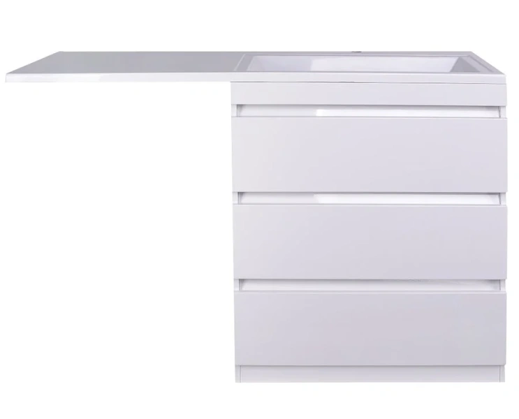 Тумба с раковиной напольная Style Line Даллас СС-00000558 120 см с тремя ящиками - фото 2