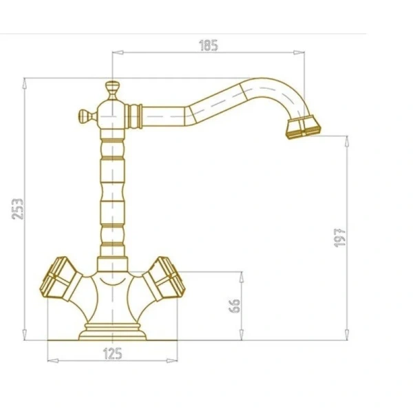 Полотенцедержатель Boheme Palazzo с белым декором розетки, классические, ретро, декорированные - фото 2