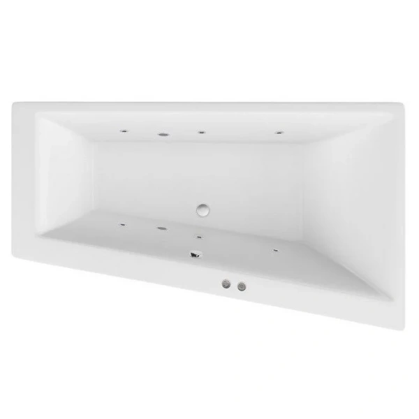 Ванна гидромассажная Excellent Sfera Slim Soft 170 x 100 см, правая, белый/хром, WAEX.SFP17S.SOFT.CR - фото 2