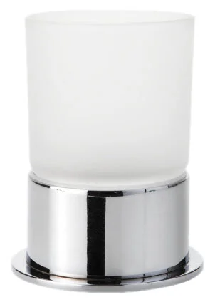 Стакан для ванной Bemeta Omega матовое стекло - фото 1