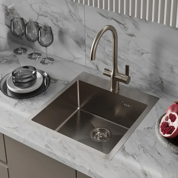 Мойка для кухни IDDIS Haze 49 см нержавеющая сталь - фото 4