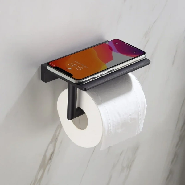 Бумагодержатель Timo Saona черный, черные - фото 3