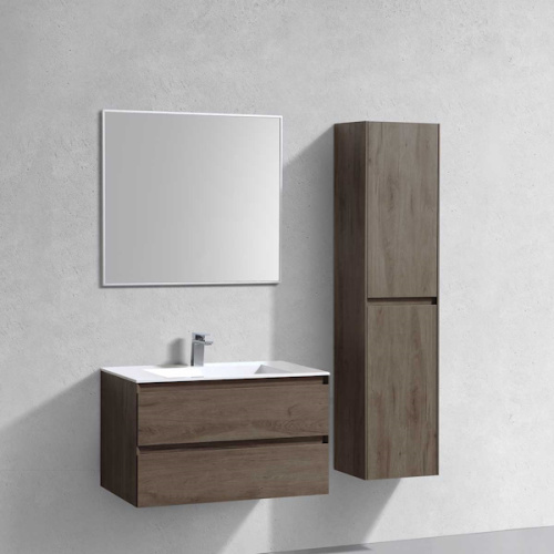 Тумба под раковину подвесная Vincea Luka 79,2 см R.Oak, нет в наличии - фото 2