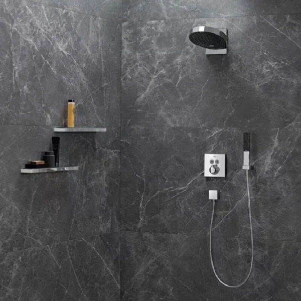 Душевой комплект Hansgrohe Rainfinity хром, современные, hi-tech - фото 4
