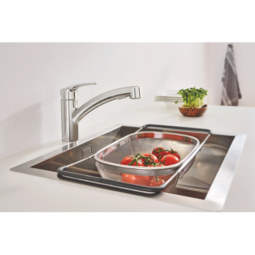Смеситель для кухни Grohe Eurosmart с вытяжным душем - фото 4