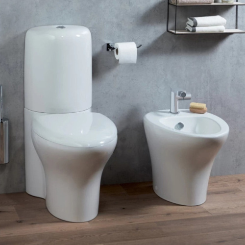 Унитаз-компакт Jacob Delafon Nouvelle Vague UJK102-00 безободковый - фото 2