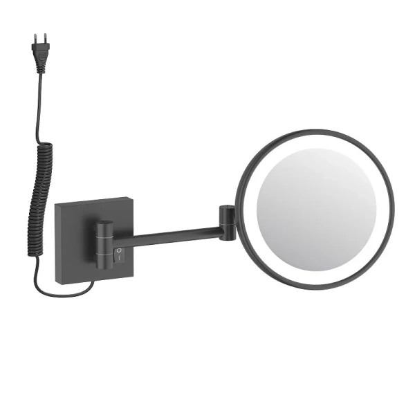 Зеркало с подсветкой Timo Luiro 20 см черное золото - фото 1