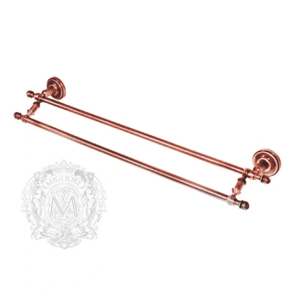 Полотенцедержатель для ванной двойной, тосканская бронза, Migliore Mirella, нет в наличии index_1 - фото 4