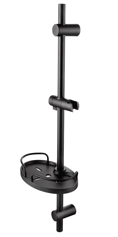 Штанга для душа Lemark LM3775 с полочкой - фото 1