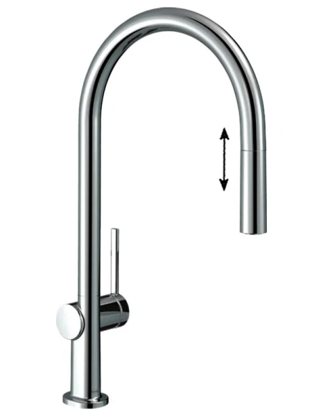 Смеситель для кухни Hansgrohe Talis M54 72803 с выдвижным изливом - фото 1