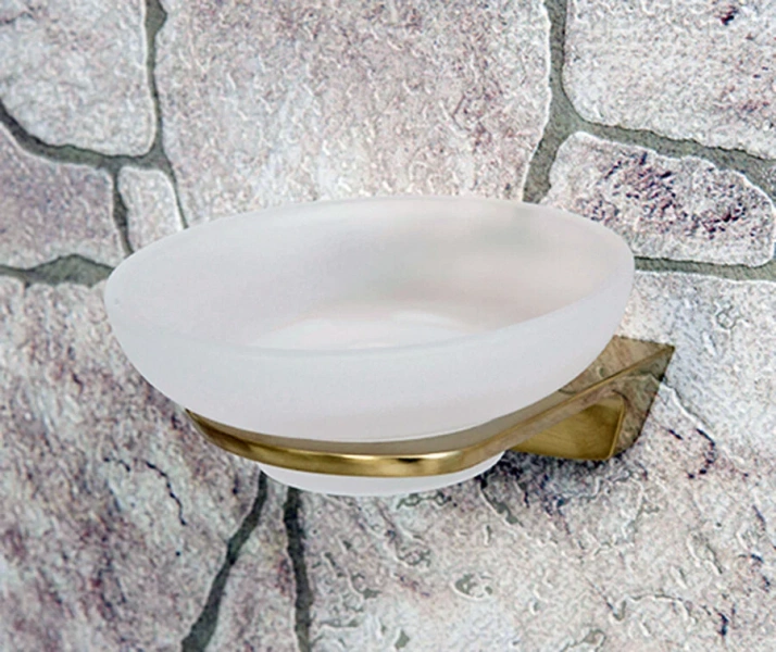 Мыльница WasserKRAFT Aisch матовое золото - фото 3