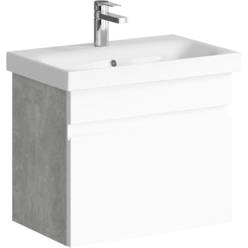 Тумба под раковину подвесная Aqwella Smart 60 см дуб балтийский, светло-коричневая, комбинированная - фото 7