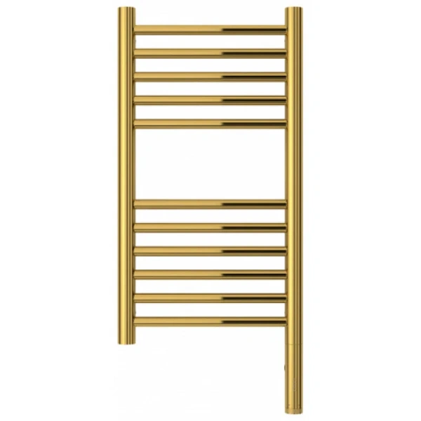 Полотенцесушитель электрический Сунержа Богема 3.0 30х60 см правый золото, лесенка, вертикальные, узкие - фото 4