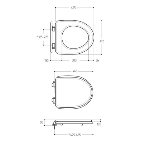 Унитаз компакт Migliore Milady декор бронза - фото 4