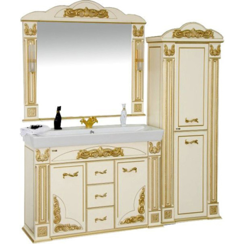 Шкаф-пенал, петли справа, Misty Барокко Л-Бар05060, по запросу index_3 - фото 8