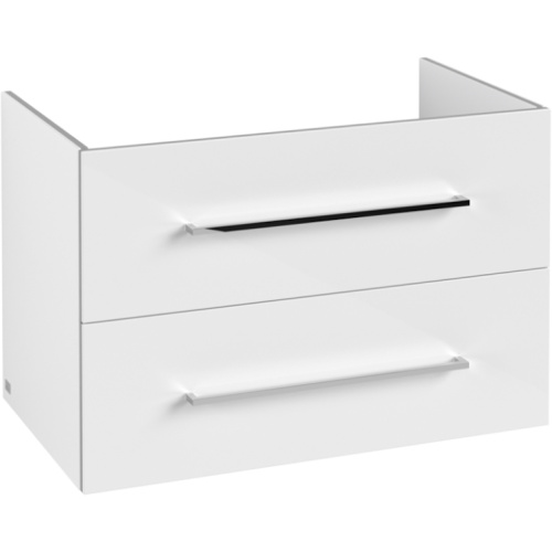 Тумба под раковину подвесная Villeroy & Boch Avento 80 см белая, моноблок - фото 5