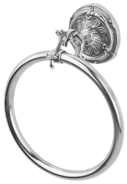 Полотенцедержатель кольцо, хром, Art&Max Barocco - фото 1