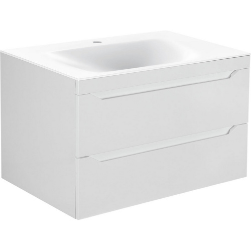 Тумба с раковиной подвесная Vincea Fine VMC-2F800 80,5 см с выдвижными ящиками - фото 3