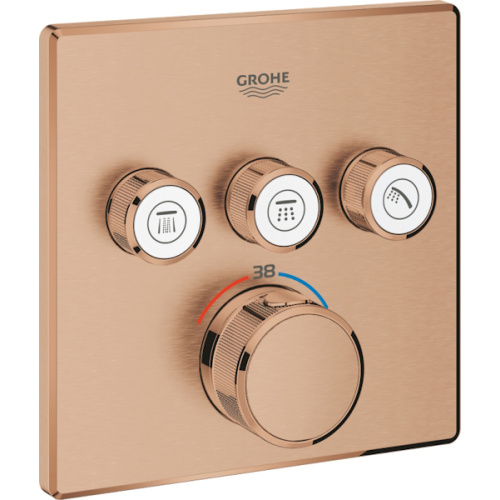 Смеситель для душа Grohe Grohtherm SmartControl теплый закат - фото 4