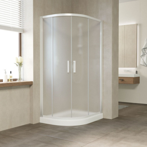 Душевой уголок Vegas-glass ZS-F 110х80, прозрачные, рифленые, матовые, тонированные - фото 7