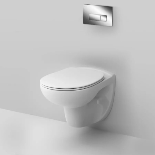 Унитаз с инсталляцией Am.Pm Sense IS480 с сиденьем микролифт и клавишей index_1 - фото 4