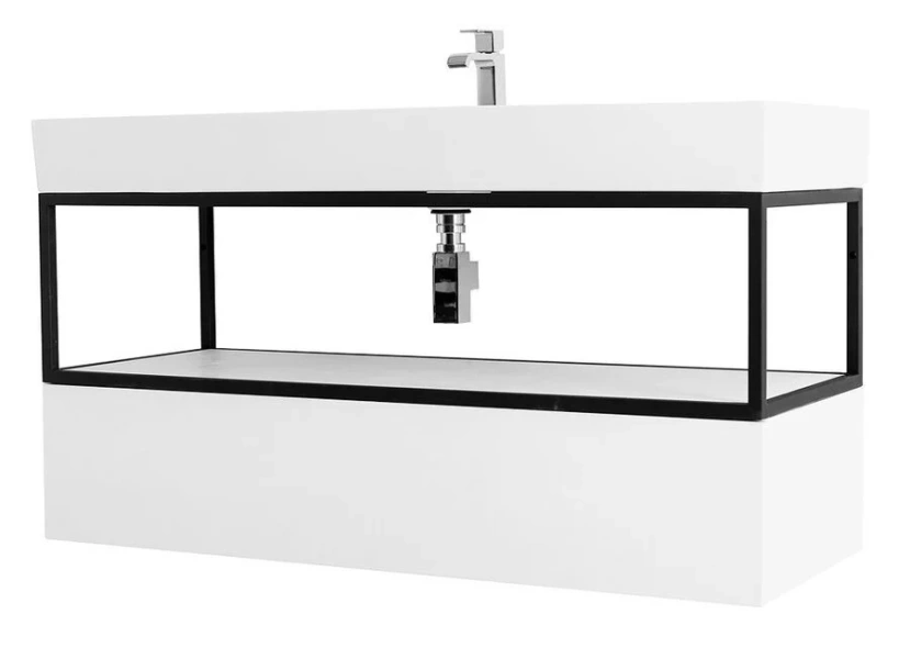 Каркас с раковиной подвесной Cezares CADRO-120/46/30-1C-SO-MET-ST 120 см стальной