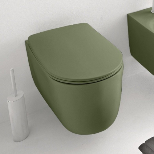Унитаз подвесной Kerasan Nolita verde - фото 2