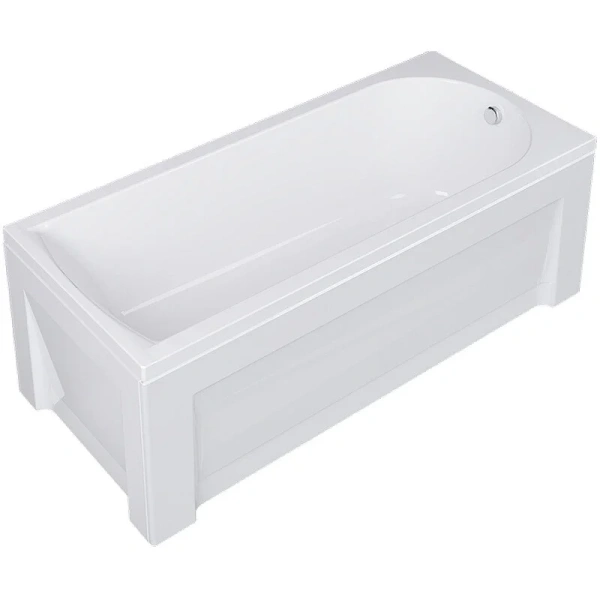 Ванна акриловая Timo Mika 160x70 см белая, прямоугольные - фото 5