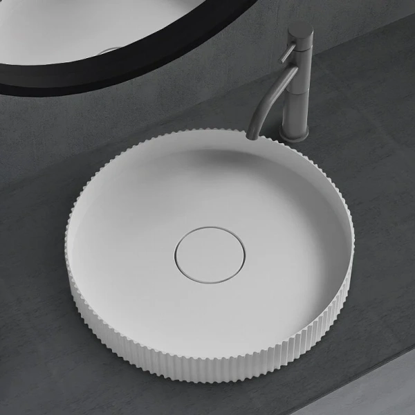 Раковина Abber Stein AS2604 40 см круглая - фото 3