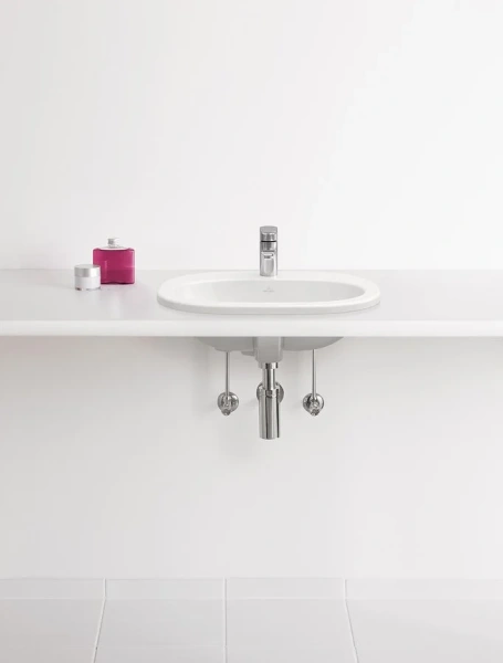 Раковина Villeroy & Boch O.novo 56 см встраиваемая, без покрытия - фото 4