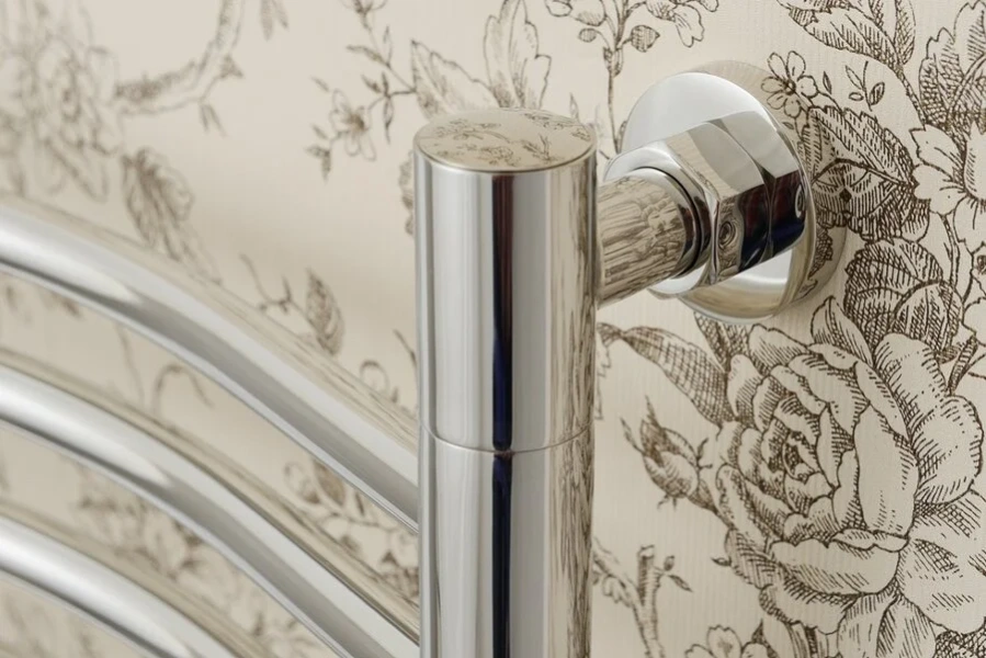 Полотенцесушитель водяной Сунержа Флюид+ 50х100 см без покрытия, из нержавеющей стали, без полки, неповоротные - фото 6