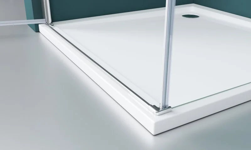 Душевой уголок BelBagno Etna 100х70 см с прозрачным стеклом, стеклянные, угловые, без поддона - фото 5