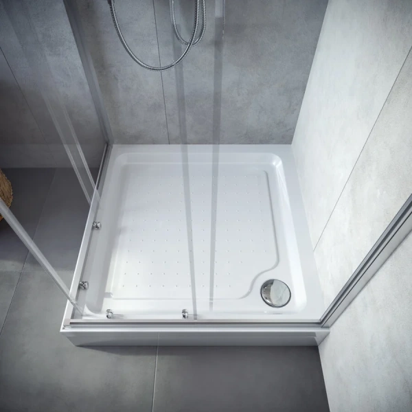 Душевой поддон IDDIS Optima Home 90х90 см квадратный - фото 4