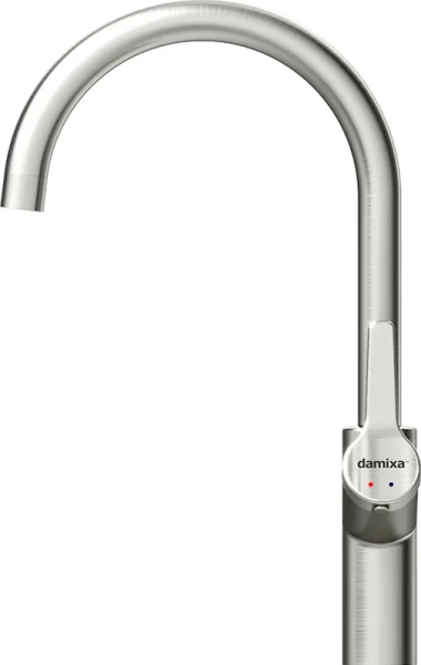 Смеситель для кухни Damixa Eclipse никель, высокие, недорогие, округлая форма - фото 5