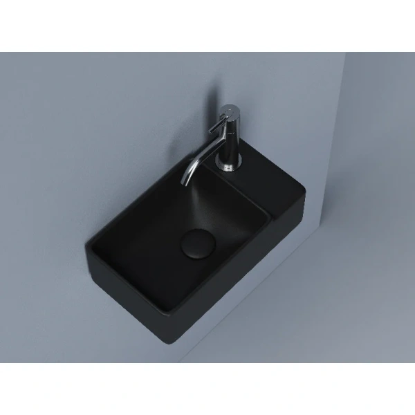 Раковина Ceramica Nova Element 40 см черная, черные - фото 4