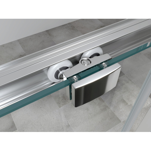 Душевой уголок Abber Schwarzer Diamant 130x90 см профиль хром, хром - фото 4