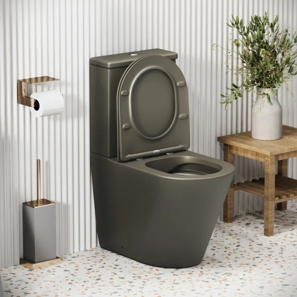 Унитаз компакт Grossman Color хаки матовый, по запросу - фото 10