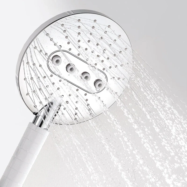 Душевой гарнитур WasserKRAFT хром/белый, хром, белые index_1 - фото 8