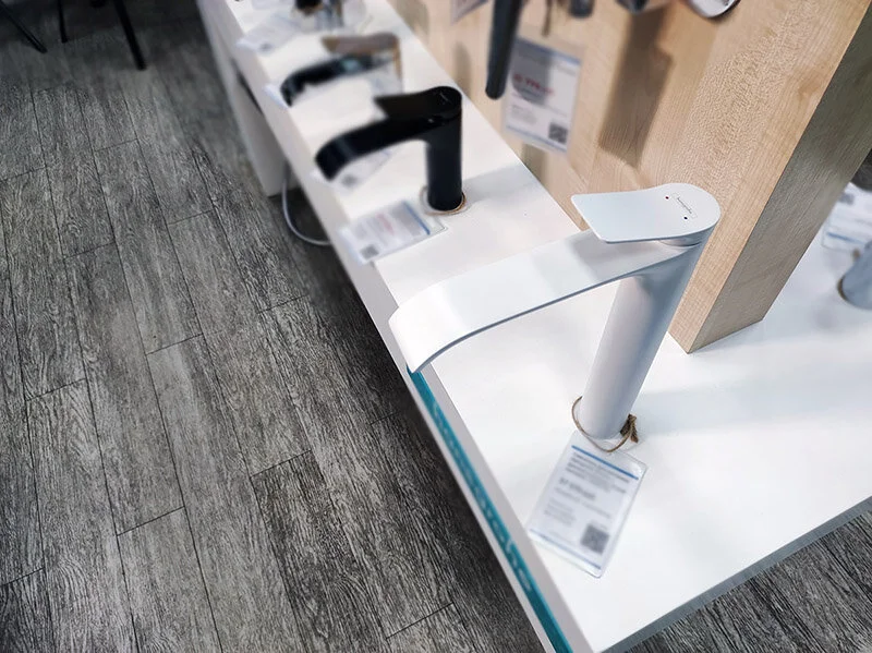 Смеситель для раковины Hansgrohe Vivenis матовый белый, однорычажные, двухрычажные - фото 8
