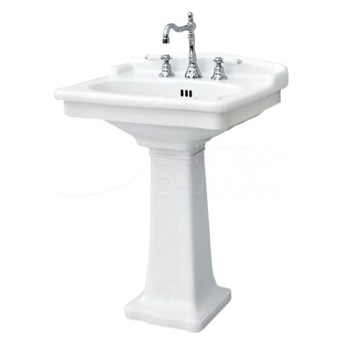 Раковина ArtCeram Hermitage HEL002 68 см прямоугольная - фото 1