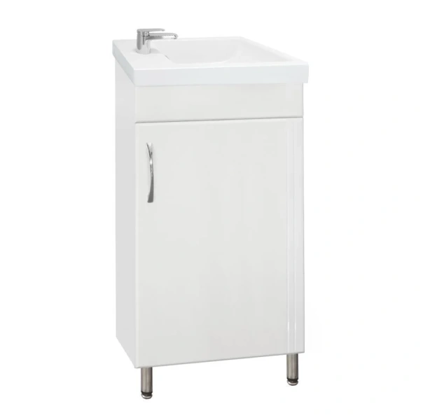 Тумба с раковиной напольная Style Line Эко Стандарт ЛС-00000307 40 см с дверцами - фото 1