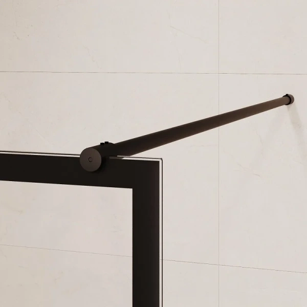 Душевая перегородка RGW Walk In WA-019B 70 см профиль черный, недорогие, стеклянные - фото 6